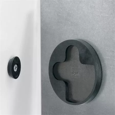 Mágneses üvegtábla,  46x91 cm, SIGEL "Artverum® ", beton mintázat