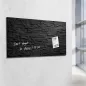   Mágneses üvegtábla,  46x91 cm, SIGEL "Artverum® ", pala mintázat