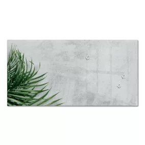   Mágneses üvegtábla, 91x46x1,5 cm, SIGEL "Artverum® ", növény mintázat