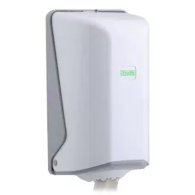   Vialli Mini tekercses kéztörlő adagoló ABS műanyag, fehér