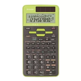  Számológép, tudományos, 273 funkció, SHARP "EL-531", zöld