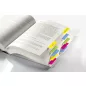   Jelölőcímke, megerősített, színes szélű, 50x38 mm, 4x5 db, SIGEL, vegyes színek