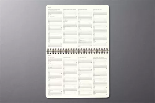 Naptár, asztali, álló, 2027, 213x220x18 mm, SIGEL "Conceptum", fekete