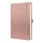 Jegyzetfüzet, exkluzív, A5, vonalas, 97 lap, keményfedeles, SIGEL "Conceptum", pink metál