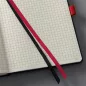   Jegyzetfüzet, exkluzív, A4, kockás, 97 lap, keményfedeles, SIGEL "Conceptum Red Edition", fekete-piros