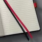   Jegyzetfüzet, exkluzív, A4, vonalas, 97 lap, keményfedeles, SIGEL "Conceptum Red Edition", fekete-piros