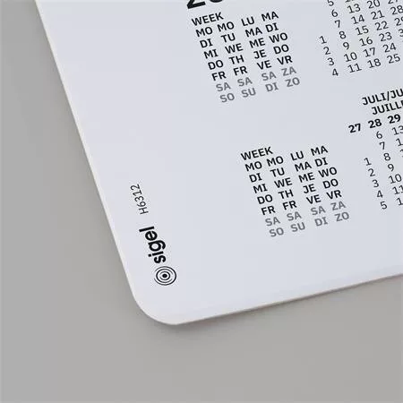 Könyökalátét, 595x410 mm, 3 éves és heti tervezővel, SIGEL "Pastel"