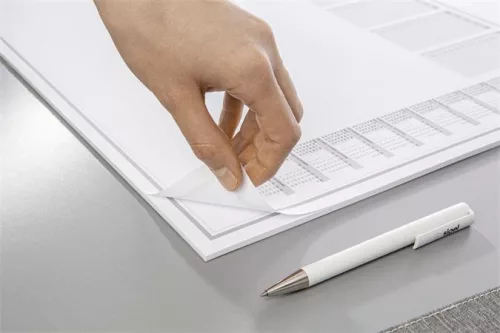 Könyökalátét, 595x410 mm, 3 éves és heti tervezővel, jegyzettömbbel, SIGEL "Memo"