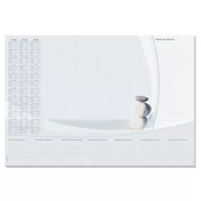   Könyökalátét, 595x410 mm, 3 éves, heti tervezővel, SIGEL "Harmony"