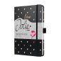   Naptár, A5, heti, 2026, kemény borító, SIGEL "Jolie", Dark love