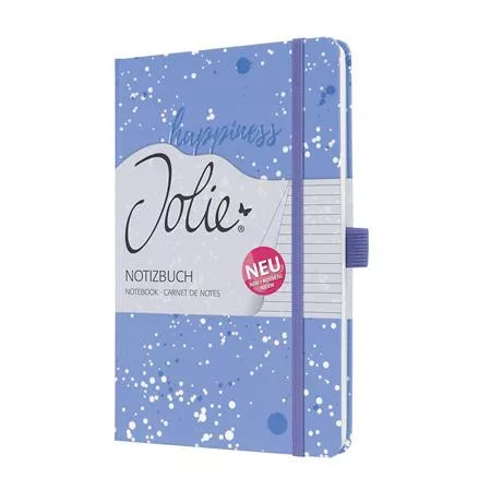 Jegyzetfüzet, exkluzív, 135x203 mm, vonalas, 87 lap, keményfedeles, SIGEL "Jolie" Happiness