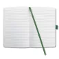   Jegyzetfüzet, exkluzív, 135x203 mm, vonalas, 87 lap, keményfedeles, SIGEL "Jolie" Butterfly Confetti, lime