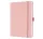 Jegyzetfüzet, exkluzív, A5, vonalas, 96 lap, keményfedeles, SIGEL "Jolie", világos rózsaszín