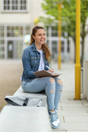 Naptár, A5, heti, 2026, kemény borító, SIGEL "Linescape", szürke-sárga