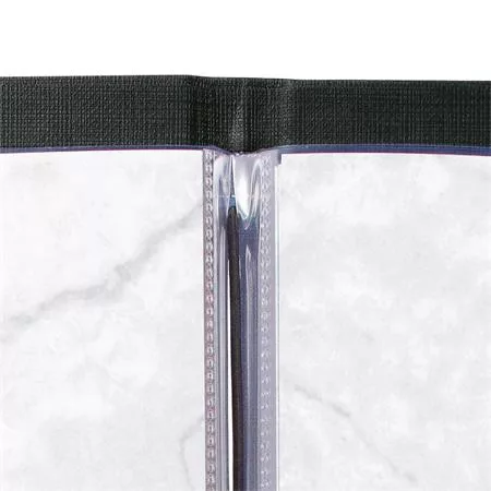 Étlaptartó, A4, keményfedeles, felirat nélkül, SIGEL, fekete