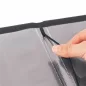   Étlaptartó, A4, keményfedeles, felirat nélkül, SIGEL, fekete