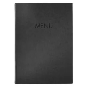 Étlaptartó, A4, keményfedeles, SIGEL „MENU”, antracit