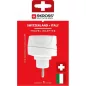  Adapter, Svájcba, Olaszországba, Brazíliába utazóknak, földelt, SKROSS