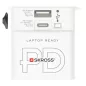   Adapter, világutazóknak, 1xUSB-A, 1xUSB-C PD, 65W, USB-C kábel, SKROSS