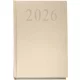 Naptár, tervező, A5, napi, 2026, bézs