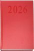 Naptár, tervező, A5, napi, 2026, bordó