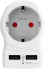 Adapter, Egyesült Államokba utazóknak, USB, földelt, SKROSS