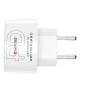   Hálózati töltő, 1xUSB-A, 1xUSB-C, PD, 45W, GaN, USB-C kábel, SKROSS