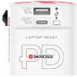   Hálózati töltő, világutazóknak, 1xUSB-A, 1xUSB-C PD, 65W, USB-C kábel, SKROSS