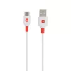 USB kábel, USB-A - USB-C, 1,2m, SKROSS, fehér