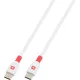 USB kábel, USB-C - USB-C, 2m, 100W, SKROSS, fehér