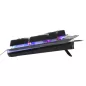   Billentyűzet, vezetékes, gaming, fém, USB, HUN, SPEEDLINK "LUNERA RGB Rainbow", fekete