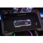   Billentyűzet, vezetékes, gaming, fém, USB, HUN, SPEEDLINK "LUNERA RGB Rainbow", fekete