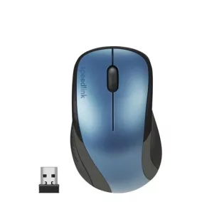   Egér, vezeték nélküli, optikai, USB, SPEEDLINK "Kappa", kék