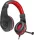 Fejhallgató, mikrofonnal, vezetékes, gaming, 3,5 mm jack, SPEEDLINK "Legatos", fekete-piros