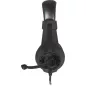   Fejhallgató, mikrofonnal, vezetékes, gaming, 3,5 mm jack, SPEEDLINK "Legatos", fekete-piros