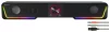 Hangszóró, 12W, 2x3.5 mm jack + USB-A, SPEEDLINK "GRAVITY RGB Stereo Soundbar", fekete