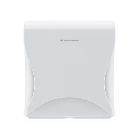   BulkySoft Essentia Mini Jumbo toalettpapír (wc papír) adagoló, 19 cm toalettpapírokhoz, fehér