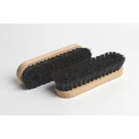 Cipőfényesítő kefe, fa test, lószőr szálak, KIFUTÓ!