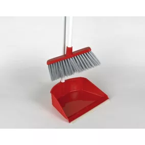 Szemeteslapát+kefe szett, álló