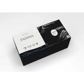   Fasana Lunch szalvéta fekete, 3 rétegű, 33x33 cm, 250 lap, 1/4 hajtott, 4 csomag/karton