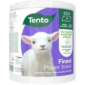   Tento Finest papírtörlő, 3 rétegű, 275 lapos, 55 méter/tekercs