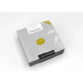   Fasana Cotton-Mix szalvéta ''sötétszürke szövet'' 2 rétegű, 38x38 cm, 50 lap, 1/4 hajtott, 7 csomag/karton