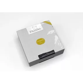   Fasana Cotton-Mix szalvéta ''világosszürke szövet'' 2 rétegű, 38x38 cm, 50 lap, 1/4 hajtott, 7 csomag/karton