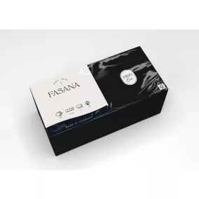   Fasana Lunch szalvéta fekete, 3 rétegű, 33x33 cm, 250 lap, 1/8 hajtott, 4 csomag/karton