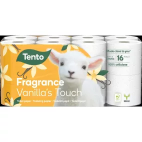   Tento Vanilla's Touch toalettpapír (wc papír), 3 rétegű, 150 lapos, 16 tekercs/csomag