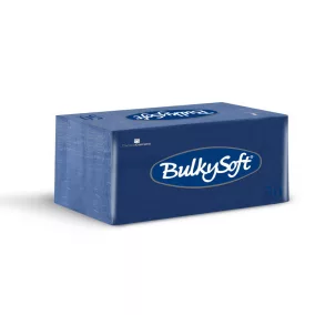   BulkySoft szalvéta sötétkék, 2 rétegű, 33x33 cm, 50 lap, 1/8 hajtott, 40 csomag/karton