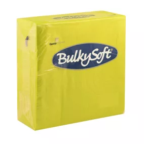   BulkySoft szalvéta kiwi, 3 rétegű, 33x33 cm, 80 lap, 1/4 hajtott, 20 csomag/karton