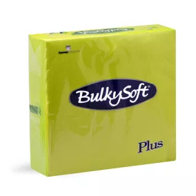   BulkySoft szalvéta kiwi, 2 rétegű, 38x38 cm, 40 lap, 1/4 hajtott, 36 csomag/karton