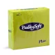 BulkySoft szalvéta kiwi, 2 rétegű, 38x38 cm, 40 lap, 1/4 hajtott, 36 csomag/karton