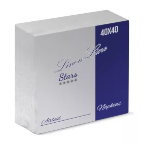   BulkySoft Airlaid textil hatású szalvéta fehér, 1 rétegű, 40x40 cm, 50 lap, 1/4 hajtott, 20 csomag/karton